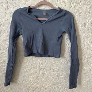 Women/Girls Long Sleeve Crop Top